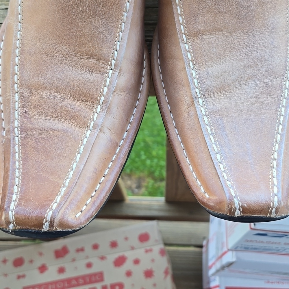 ALDO Men's Tan POINT TOE Dress Slip-On Shoes 43 - Picture 6 of 6